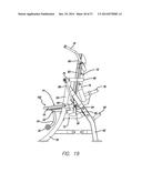 SWIVELING USER SUPPORT FOR EXCERCISE MACHINE diagram and image