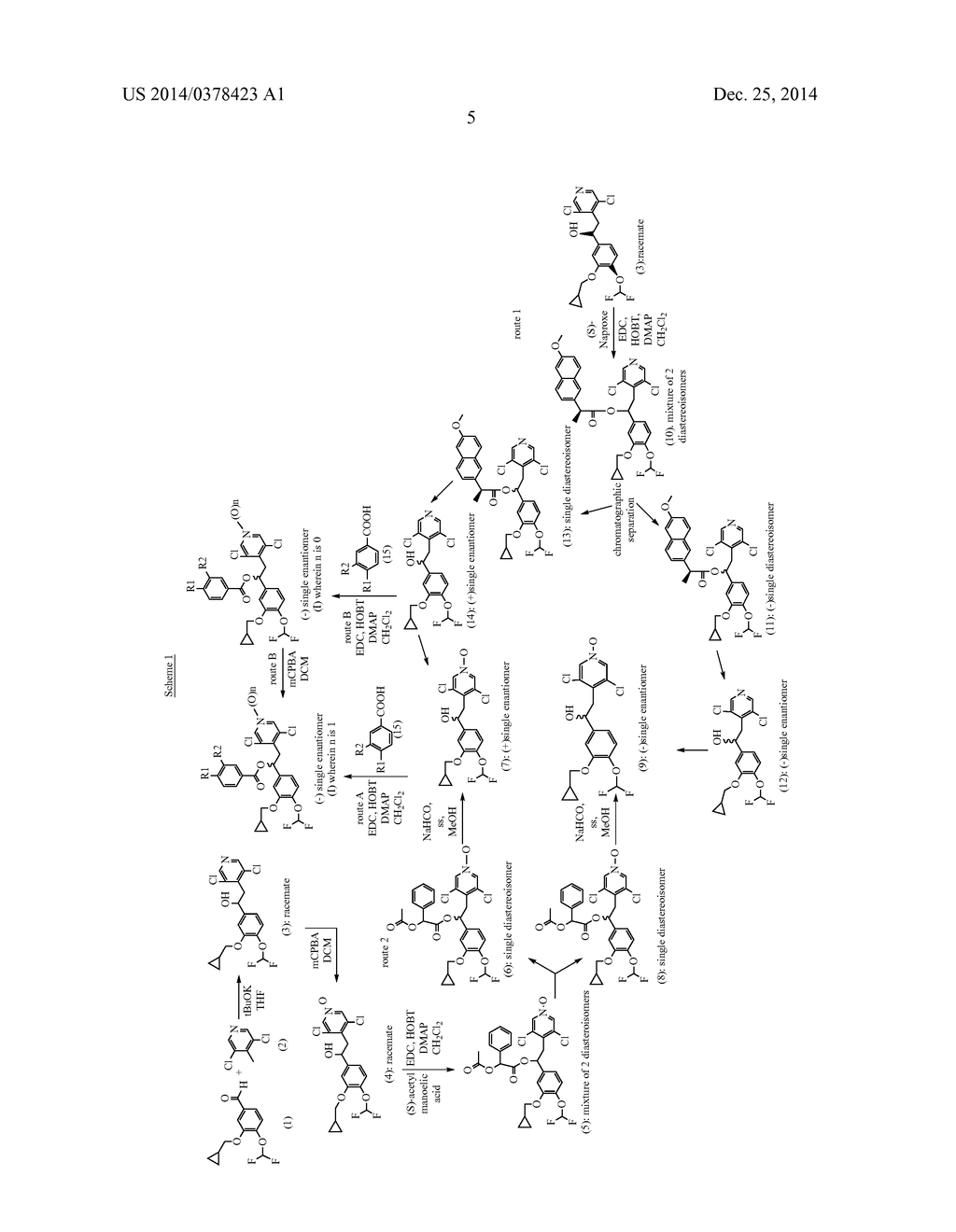 1-PHENYL-2-PYRIDINYL ALKYL ALCOHOL COMPOUNDS AS PHOSPHODIESTERASE     INHIBITORS - diagram, schematic, and image 07