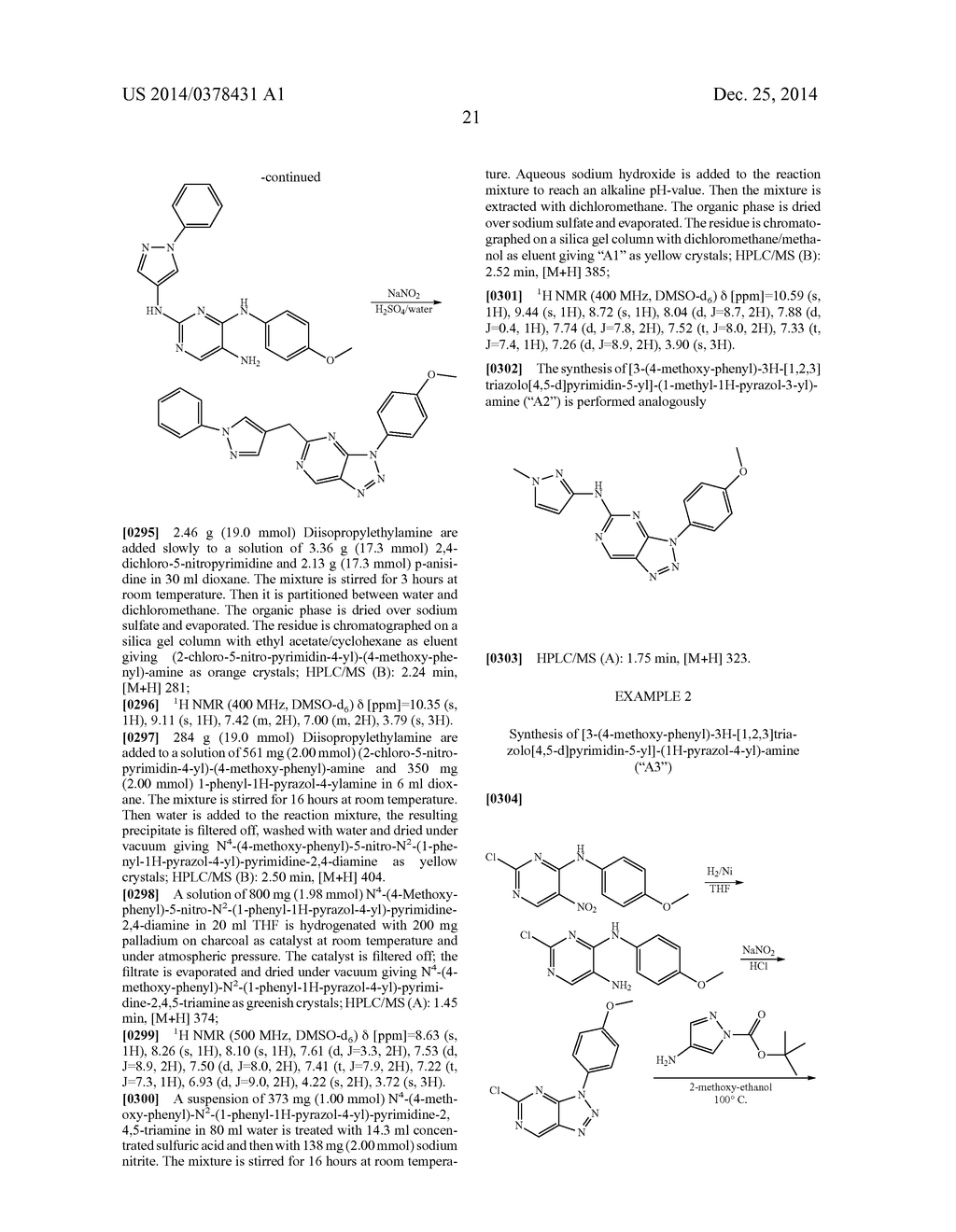 TRIAZOLO[4,5-D]PYRIMIDINE DERIVATIVES - diagram, schematic, and image 22