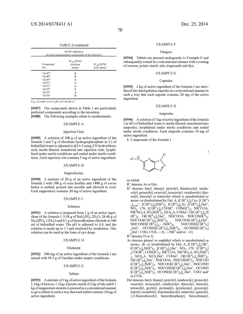 TRIAZOLO[4,5-D]PYRIMIDINE DERIVATIVES - diagram, schematic, and image 71