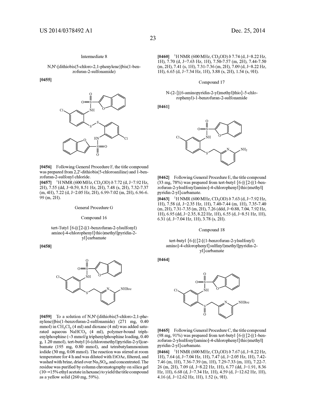 SULFUR DERIVATIVES AS CHEMOKINE RECEPTOR MODULATORS - diagram, schematic, and image 24