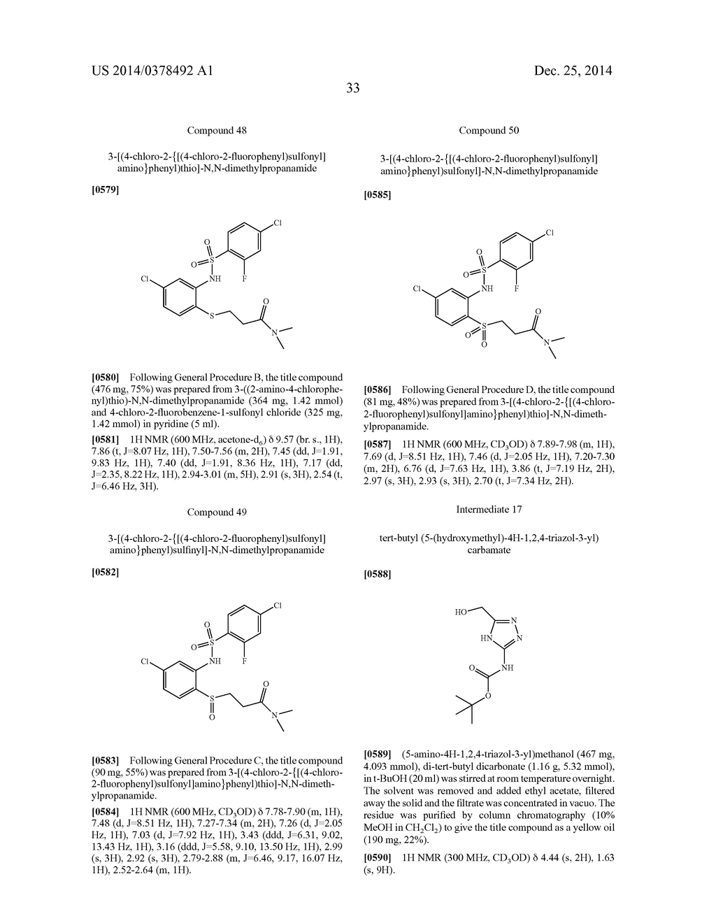 SULFUR DERIVATIVES AS CHEMOKINE RECEPTOR MODULATORS - diagram, schematic, and image 34