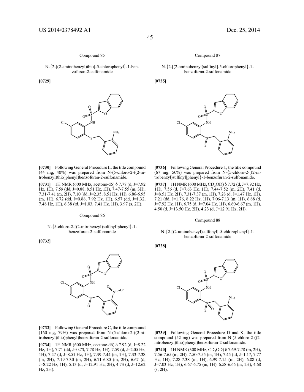 SULFUR DERIVATIVES AS CHEMOKINE RECEPTOR MODULATORS - diagram, schematic, and image 46