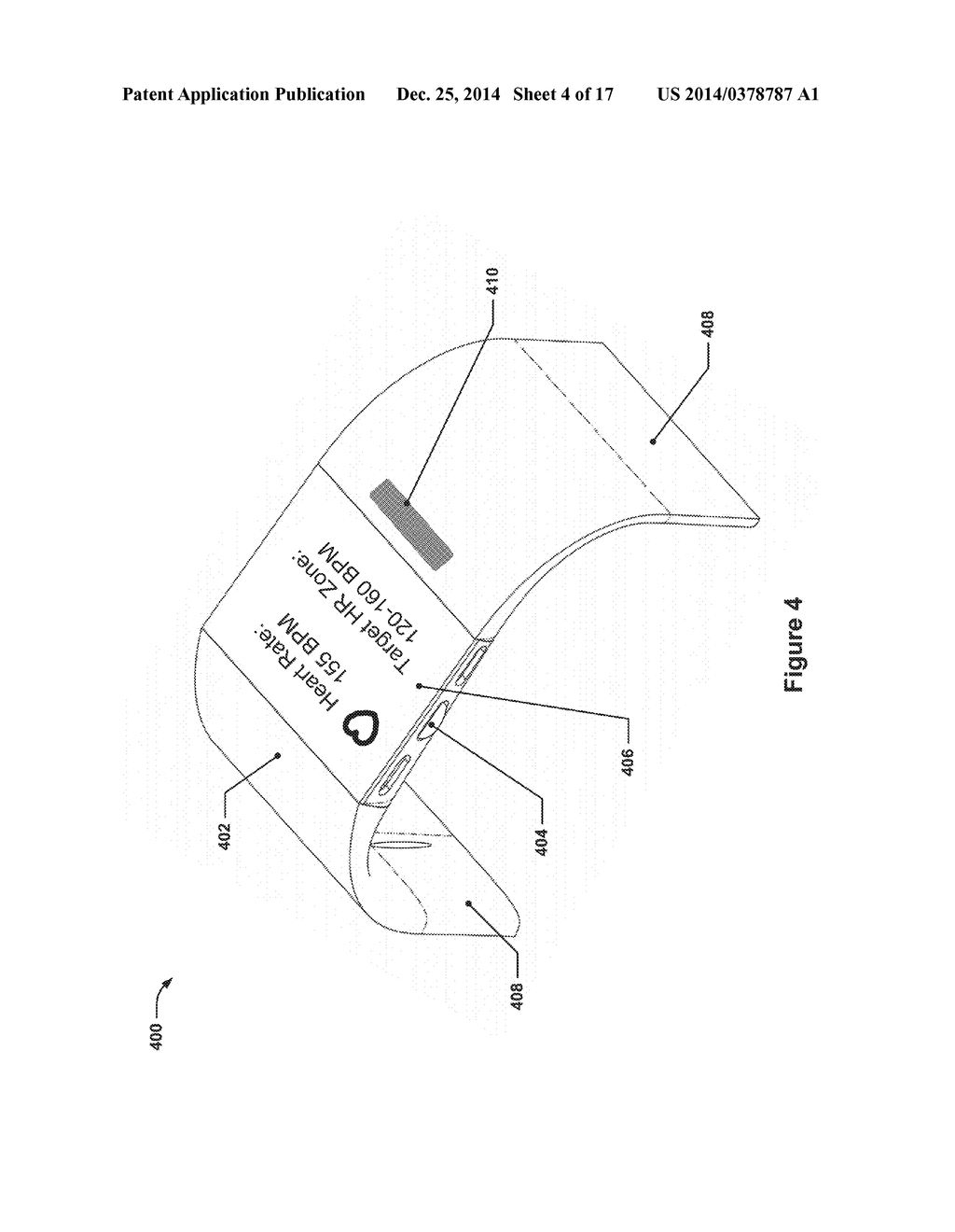 BIOMETRIC MONITORING DEVICE WITH HEART RATE MEASUREMENT ACTIVATED BY A     SINGLE USER-GESTURE - diagram, schematic, and image 05