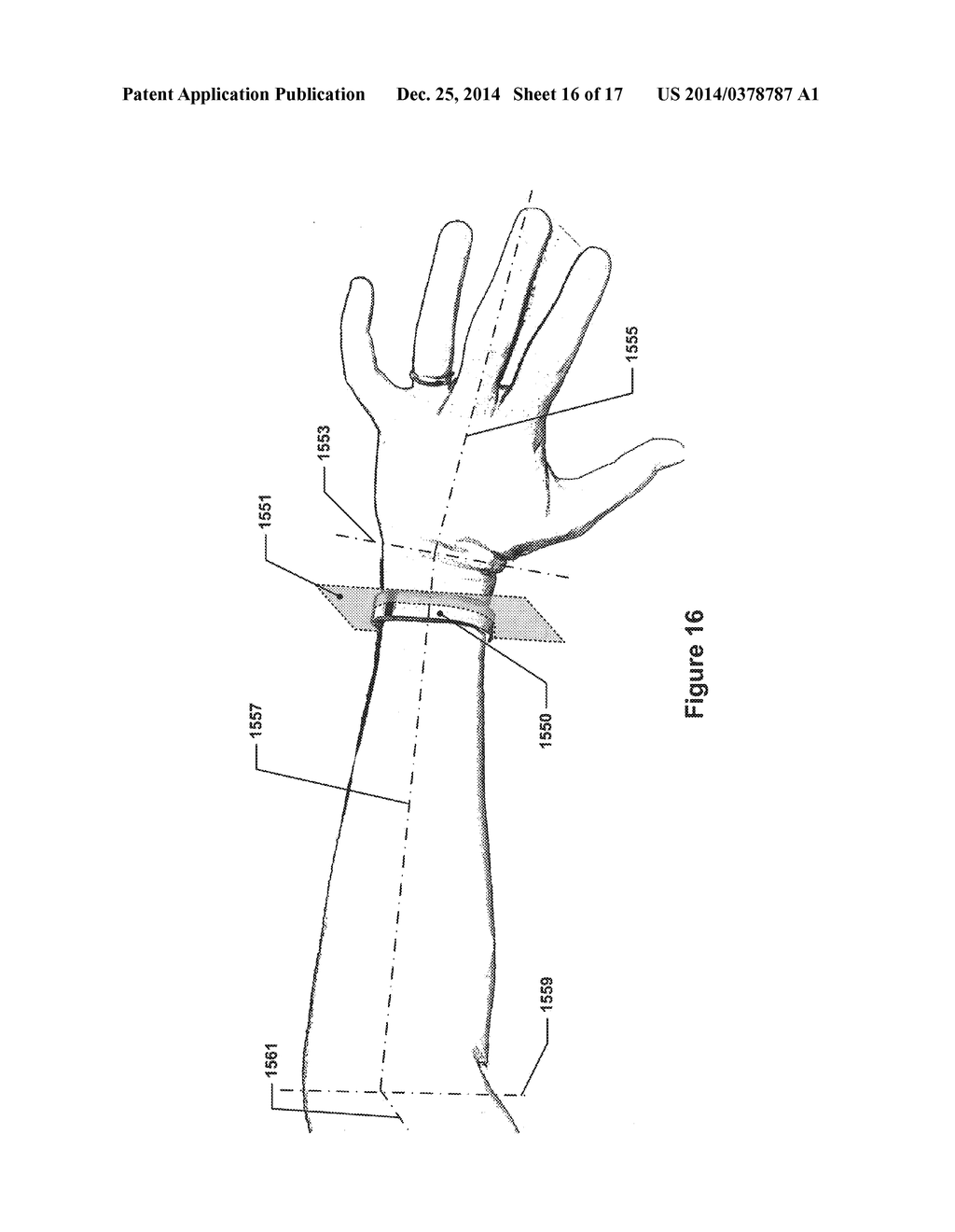BIOMETRIC MONITORING DEVICE WITH HEART RATE MEASUREMENT ACTIVATED BY A     SINGLE USER-GESTURE - diagram, schematic, and image 17