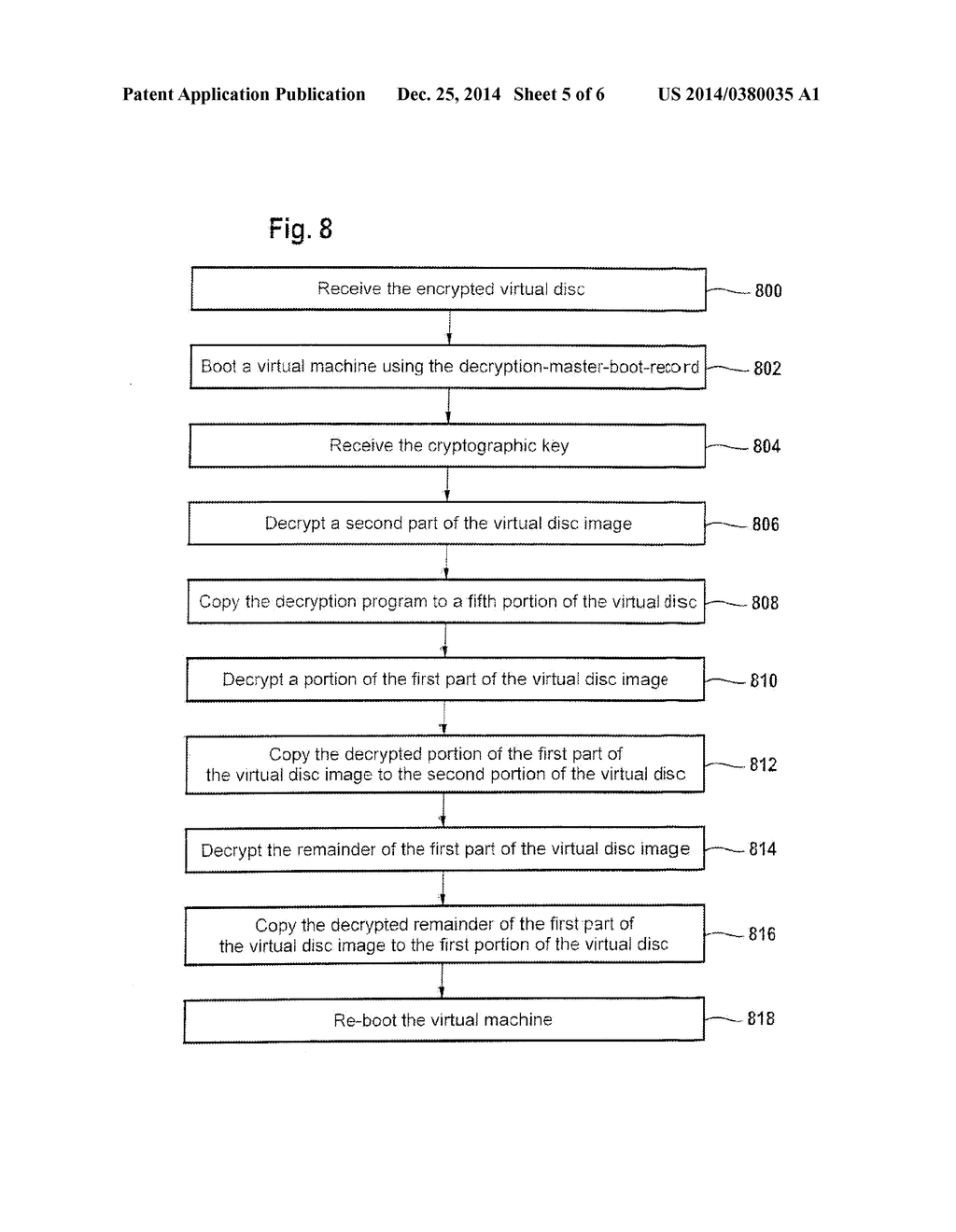 ENCRYPTING AND DECRYPTING A VIRTUAL DISC - diagram, schematic, and image 06