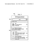 PRESENTING INFORMATION ON A MOBILE COMMUNICATION DEVICE diagram and image