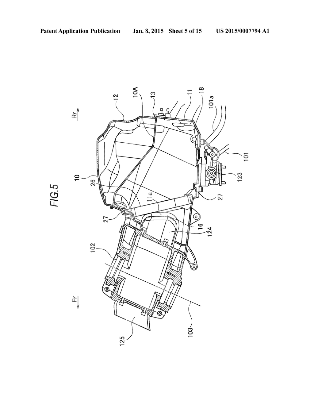 FUEL SUPPLY APPARATUS OF INTERNAL COMBUSTION ENGINE - diagram, schematic, and image 06