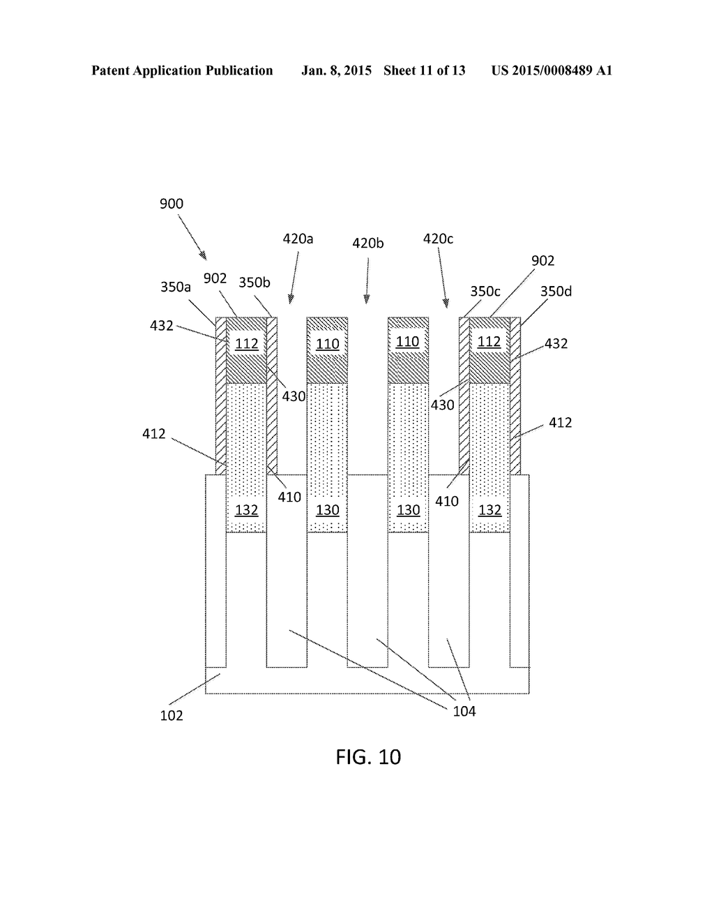 FIN-TYPE FIELD EFFECT TRANSISTOR AND METHOD OF FABRICATING THE SAME - diagram, schematic, and image 12