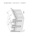 DEVICES INCLUDING FIN TRANSISTORS ROBUST TO GATE SHORTS AND METHODS OF     MAKING THE SAME diagram and image