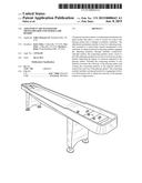 ADJUSTMENT MECHANISM FOR SHUFFLEBOARDS AND OTHER GAME BOARDS diagram and image