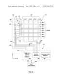 DISPLAY DEVICE HAVING AN INTEGRATED SENSING DEVICE WITH IMPROVED PROXIMITY     SENSING diagram and image