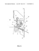 PRINTING DEVICE, PRINTHEAD, AND METHOD OF POSITIONING PRINT MEDIA IN A     PRINTER diagram and image