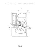 PRINTING DEVICE, PRINTHEAD, AND METHOD OF POSITIONING PRINT MEDIA IN A     PRINTER diagram and image