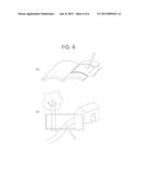 TABLET HAVING A FLEXIBLE AND TRANSPARENT SENSING AREA diagram and image