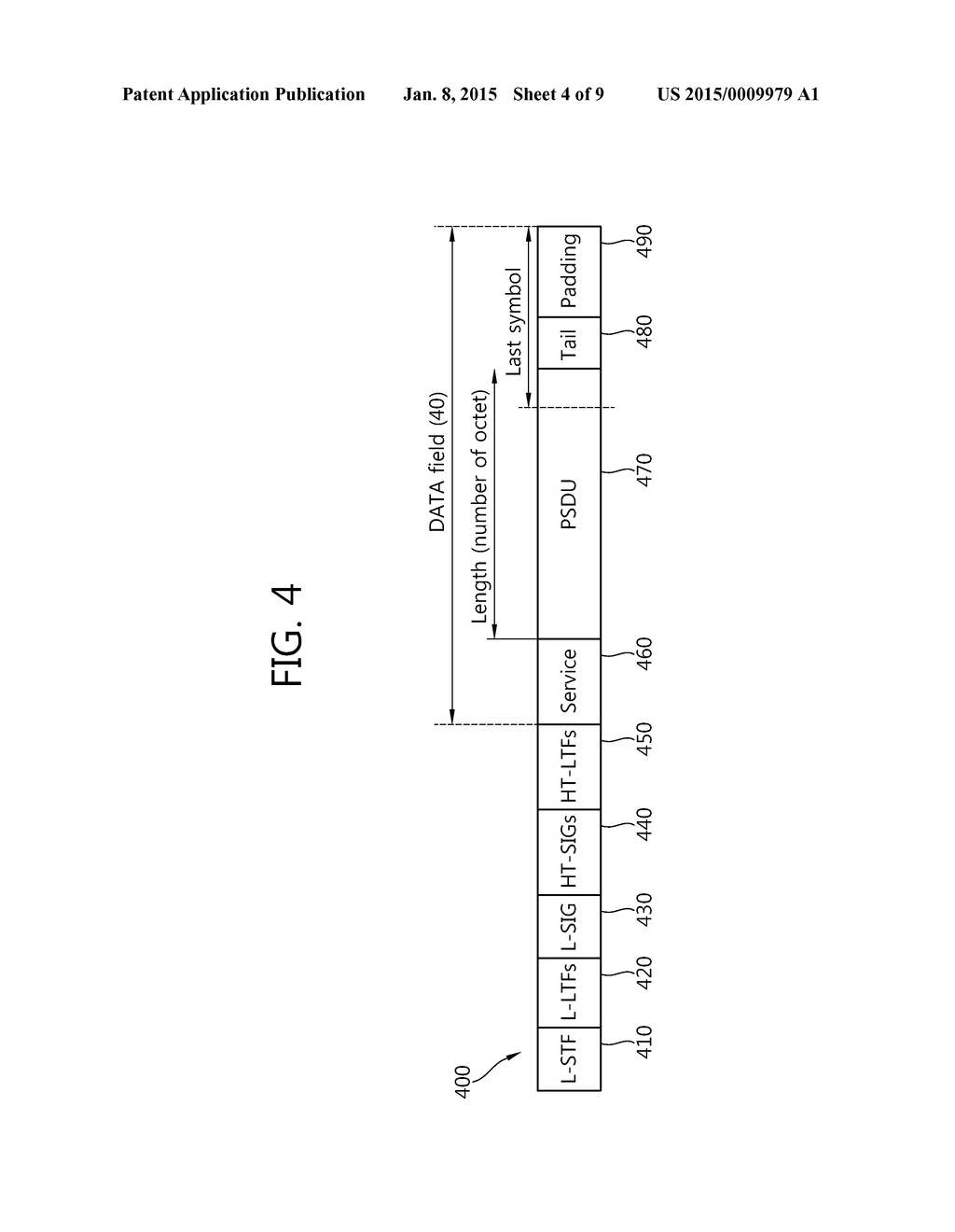 METHOD FOR TRANSMITTING PPDU IN WIRELESS LOCAL AREA NETWORK AND APPARATUS     FOR THE SAME - diagram, schematic, and image 05