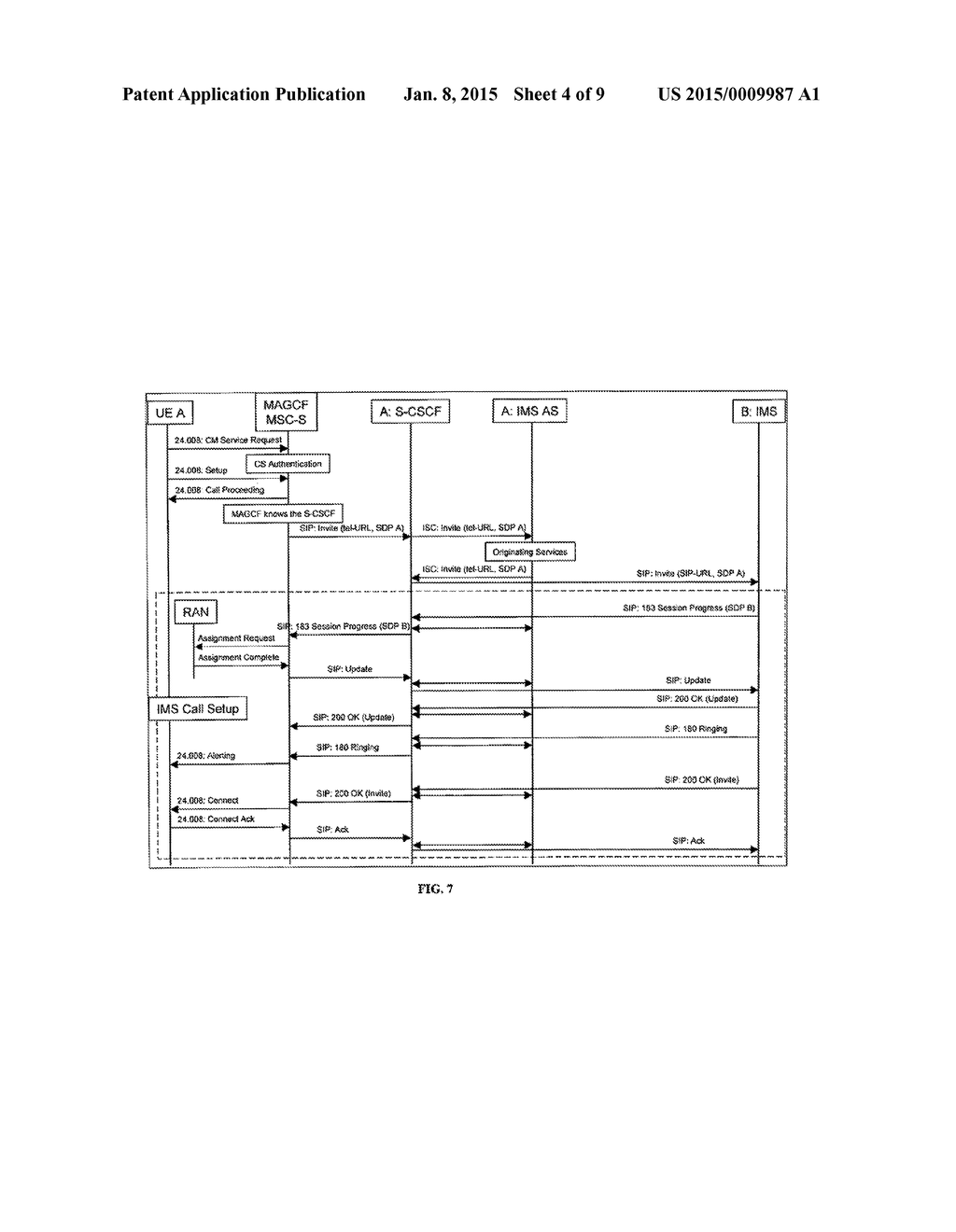 Call Handling for IMS registered user - diagram, schematic, and image 05