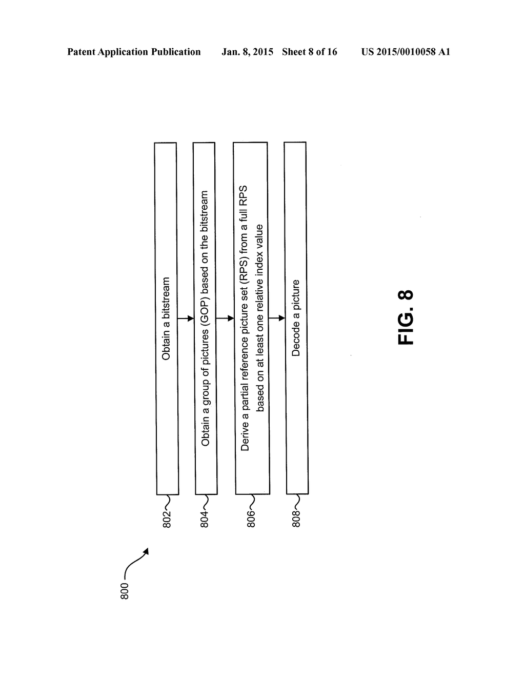 DECODING A PICTURE BASED ON A REFERENCE PICTURE SET ON AN ELECTRONIC     DEVICE - diagram, schematic, and image 09