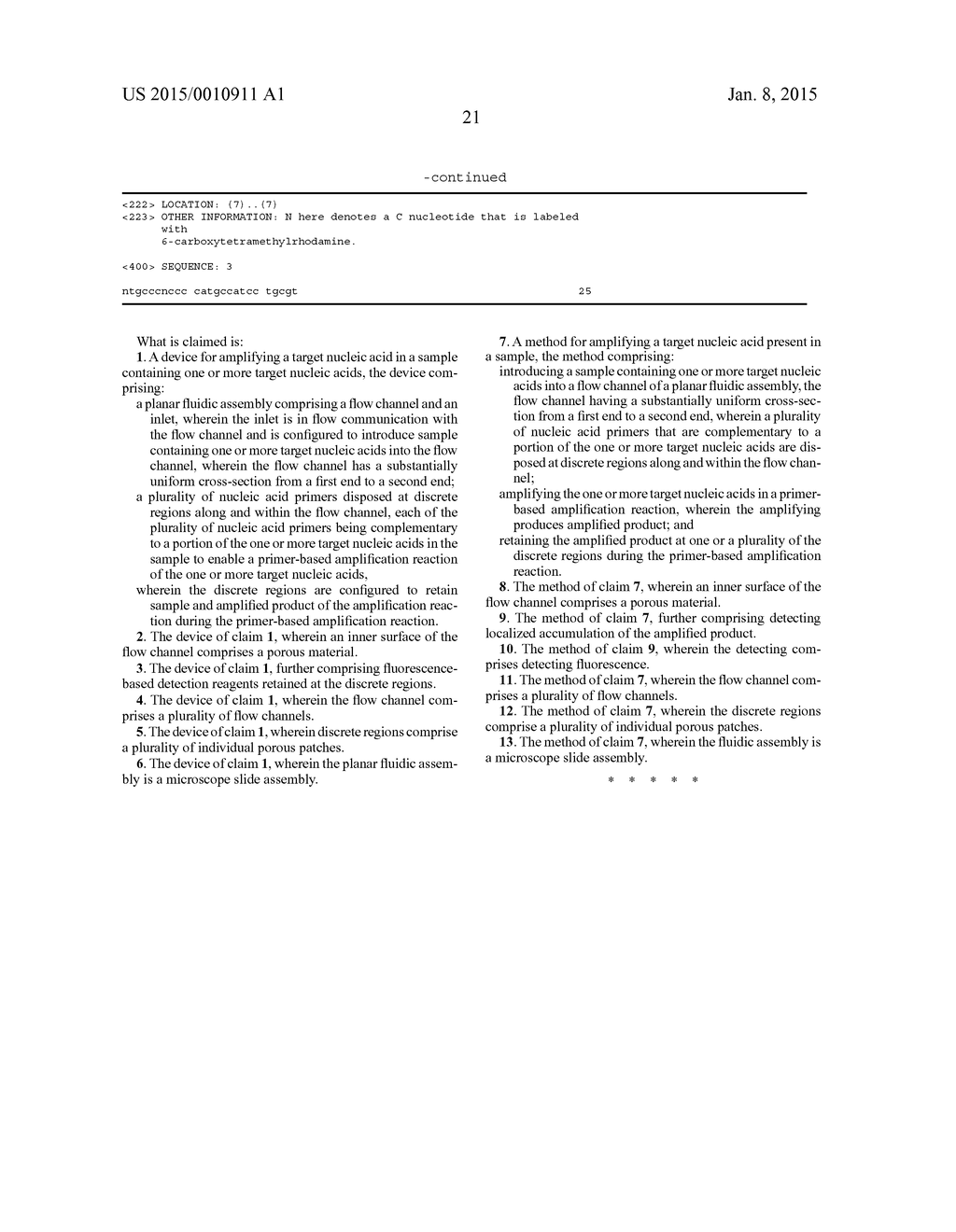 DEVICE AND METHOD FOR AMPLIFYING TARGET NUCLEIC ACID - diagram, schematic, and image 29