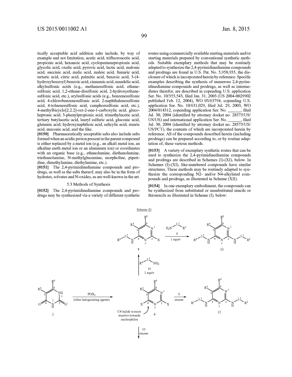 2,4-Pyrimidinediamine Compounds And Uses As Anti-Proliferative Agents - diagram, schematic, and image 100
