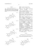 TRITERPENOIDS AND COMPOSITIONS CONTAINING THE SAME diagram and image