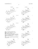 TRITERPENOIDS AND COMPOSITIONS CONTAINING THE SAME diagram and image