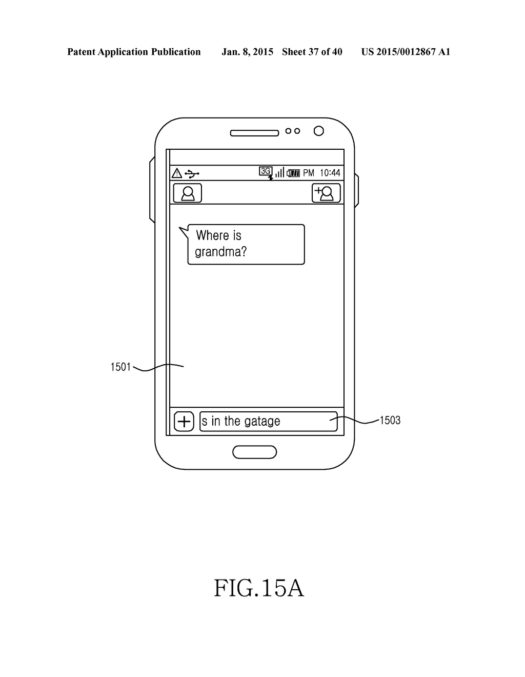 METHOD FOR RESTORING AN AUTO CORRECTED CHARACTER AND ELECTRONIC DEVICE     THEREOF - diagram, schematic, and image 38