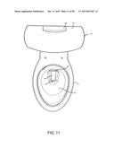 Self-Cleaning Toilet Assembly and System diagram and image