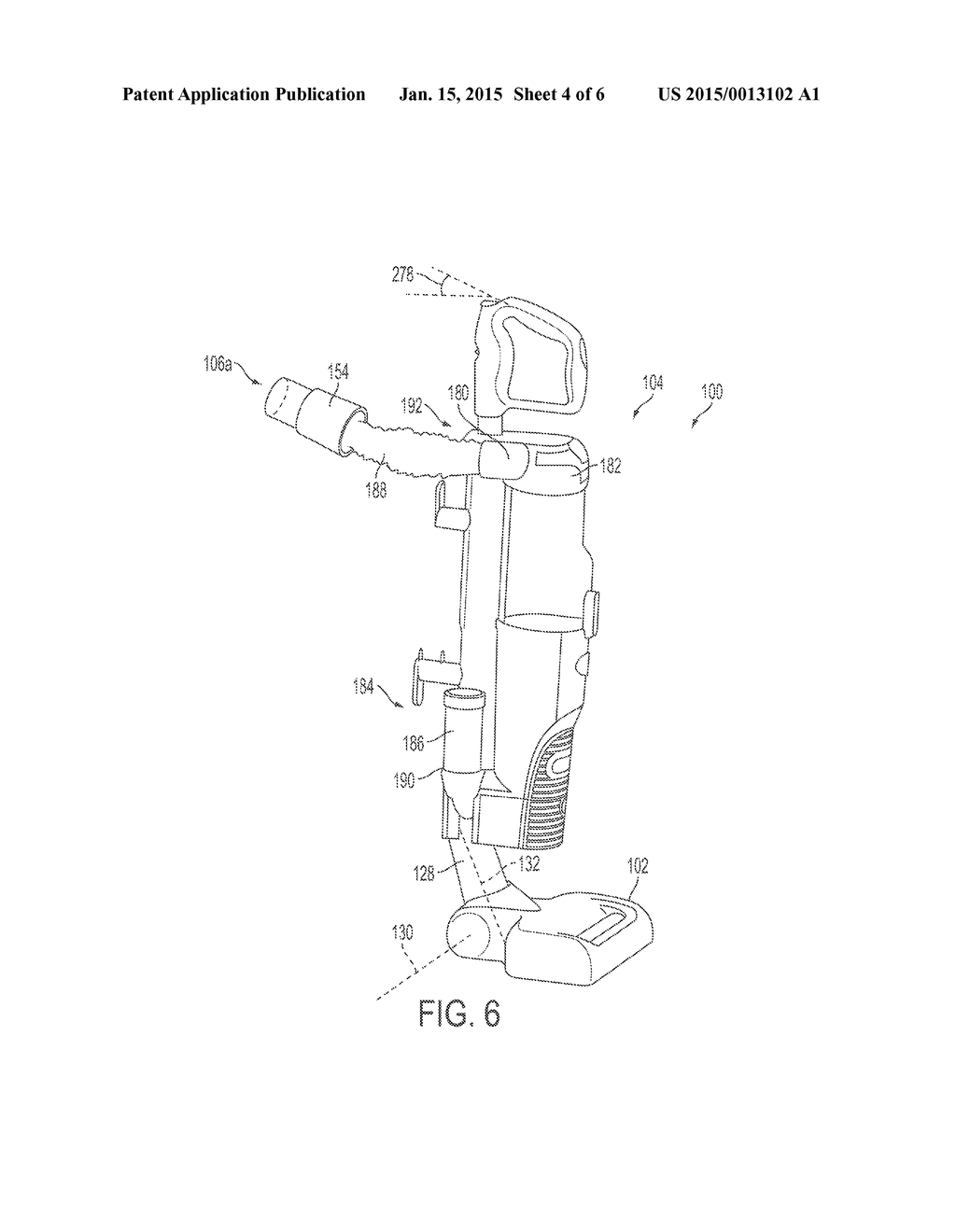 SURFACE CLEANING APPARATUS WITH AN ADJUSTABLE HANDLE - diagram, schematic, and image 05