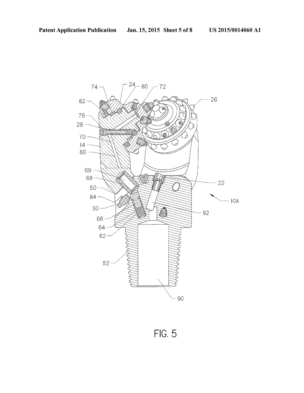 Tricone Bit Construction - diagram, schematic, and image 06