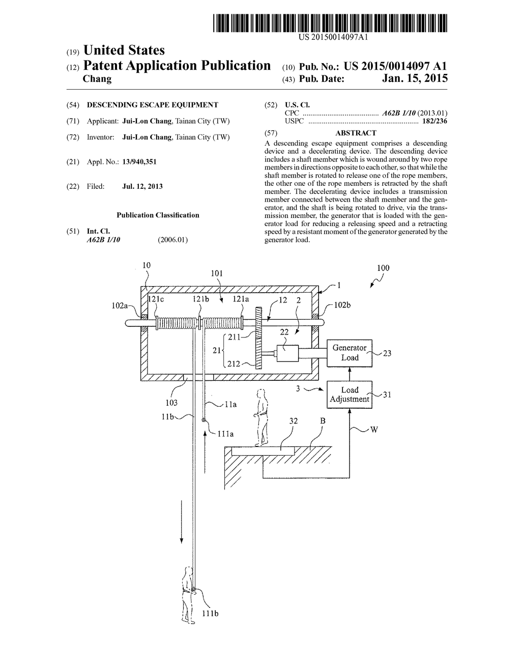 Descending Escape Equipment - diagram, schematic, and image 01