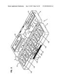 MEDICINE STORAGE ARRANGEMENTS AND METHODS OF ASSEMBLY AND USE diagram and image