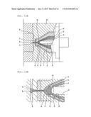 HOT RUNNER NOZZLE AND MOLD FOR FORMING MULTI-LAYER MOLDED ARTICLE USING     THE SAME diagram and image