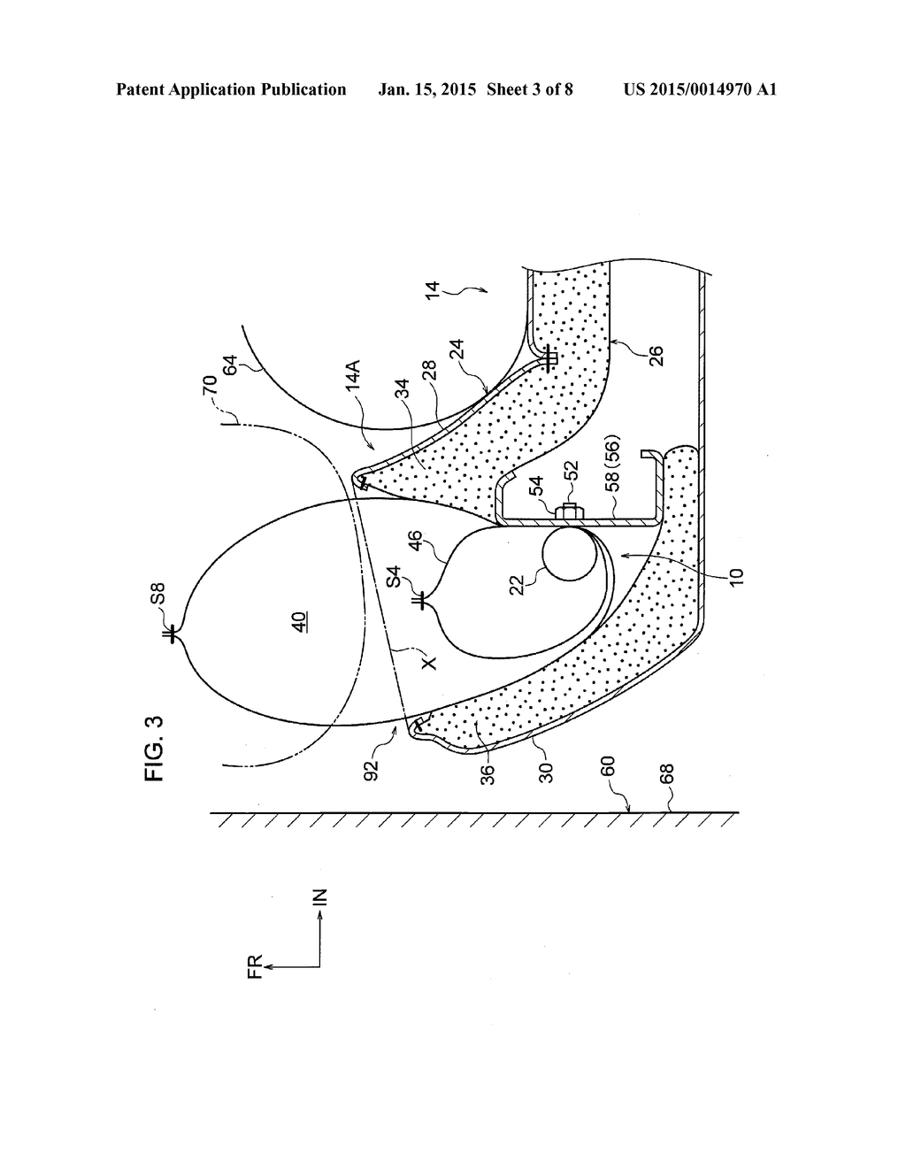 SIDE AIRBAG DEVICE FOR VEHICLE - diagram, schematic, and image 04