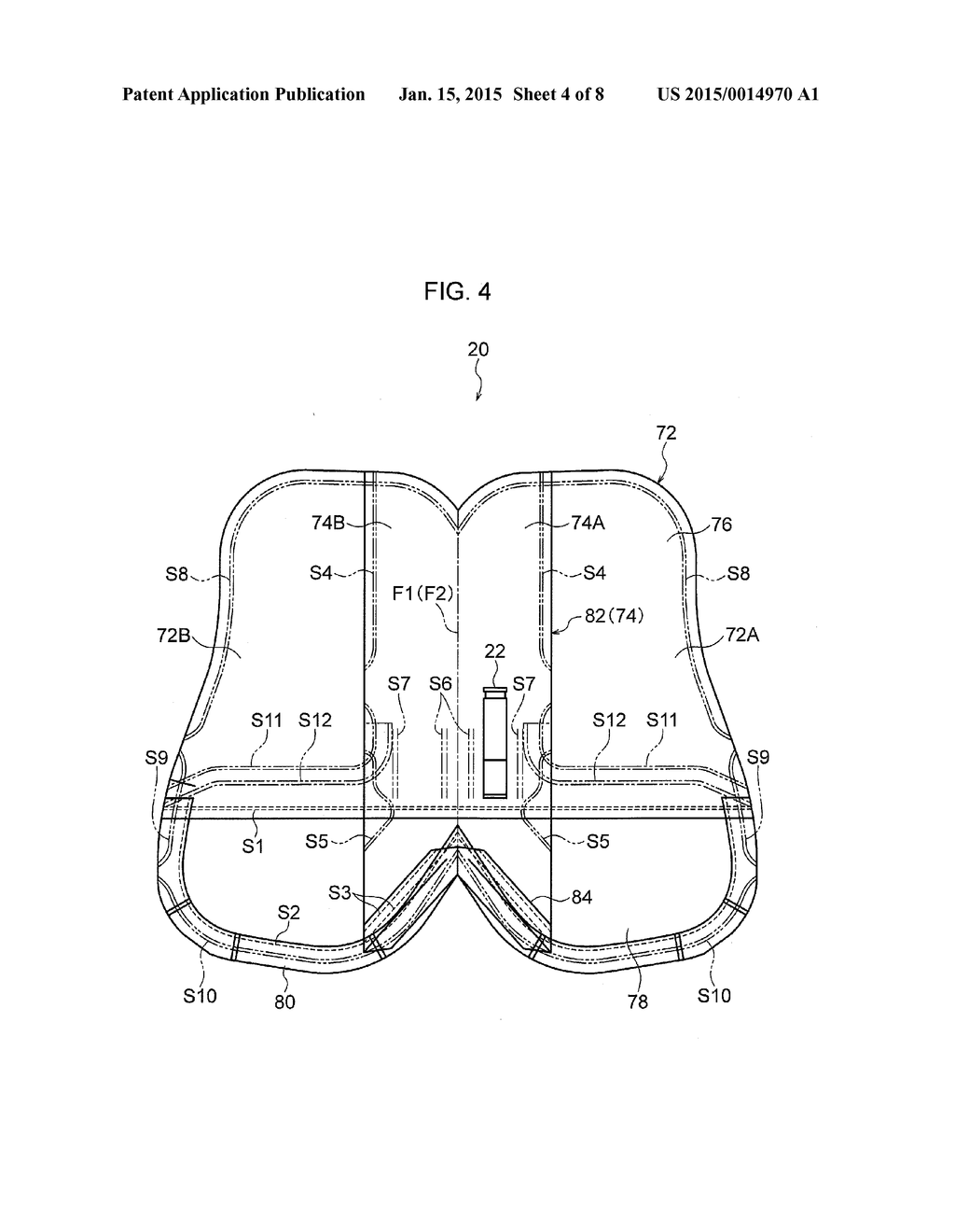 SIDE AIRBAG DEVICE FOR VEHICLE - diagram, schematic, and image 05