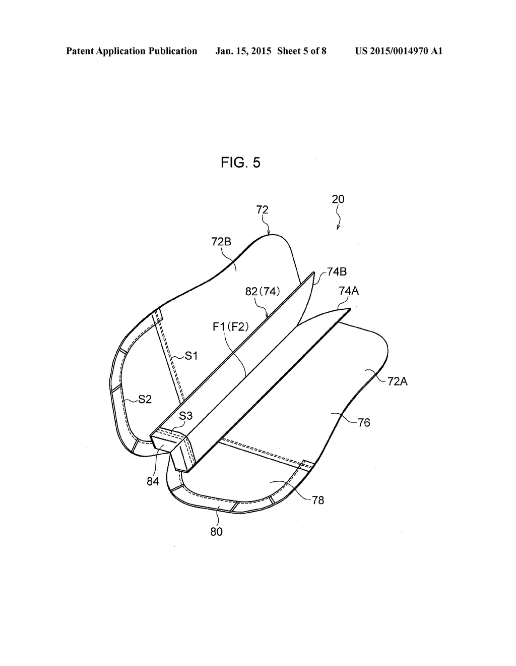 SIDE AIRBAG DEVICE FOR VEHICLE - diagram, schematic, and image 06