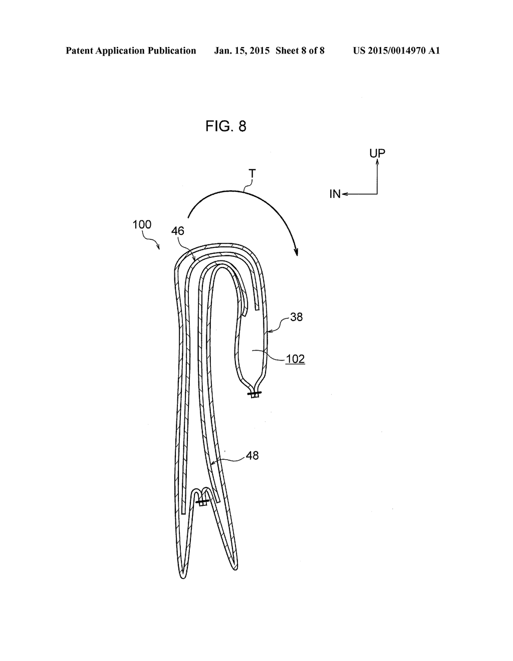 SIDE AIRBAG DEVICE FOR VEHICLE - diagram, schematic, and image 09