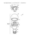 LED LIGHT BULB WITH LEDS MOUNTED ON ANGLED CIRCUIT BOARD diagram and image