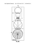 LED LIGHT BULB WITH LEDS MOUNTED ON ANGLED CIRCUIT BOARD diagram and image