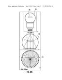 LED LIGHT BULB WITH LEDS MOUNTED ON ANGLED CIRCUIT BOARD diagram and image