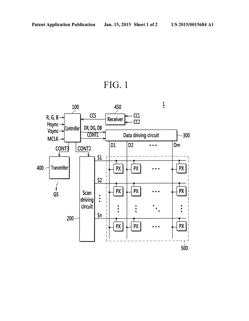 3D GLASSES INCLUDING A COLOR COORDINATE CONTROLLER AND A DISPLAY DEVICE     USING THE SAME - diagram, schematic, and image 02