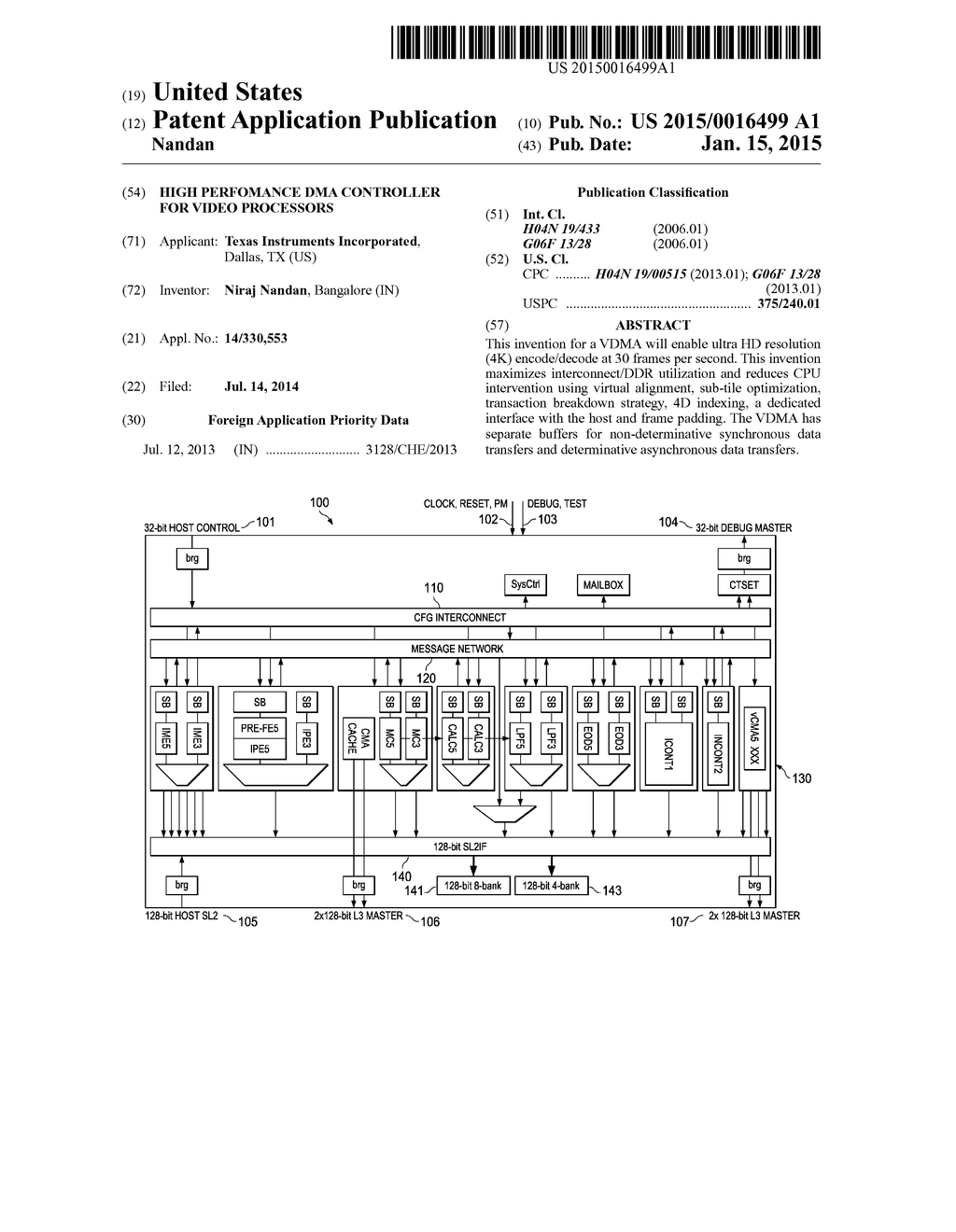 High Perfomance DMA Controller for Video Processors - diagram, schematic, and image 01