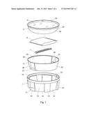 Self-Heating Container for Pre-Cooked Food diagram and image