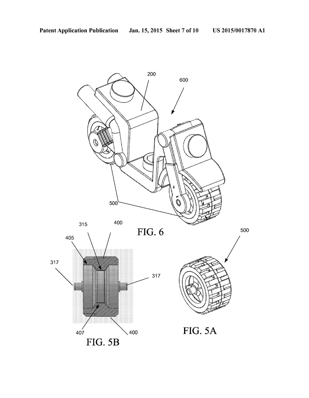 Motorcycle Toy Building Element - diagram, schematic, and image 08