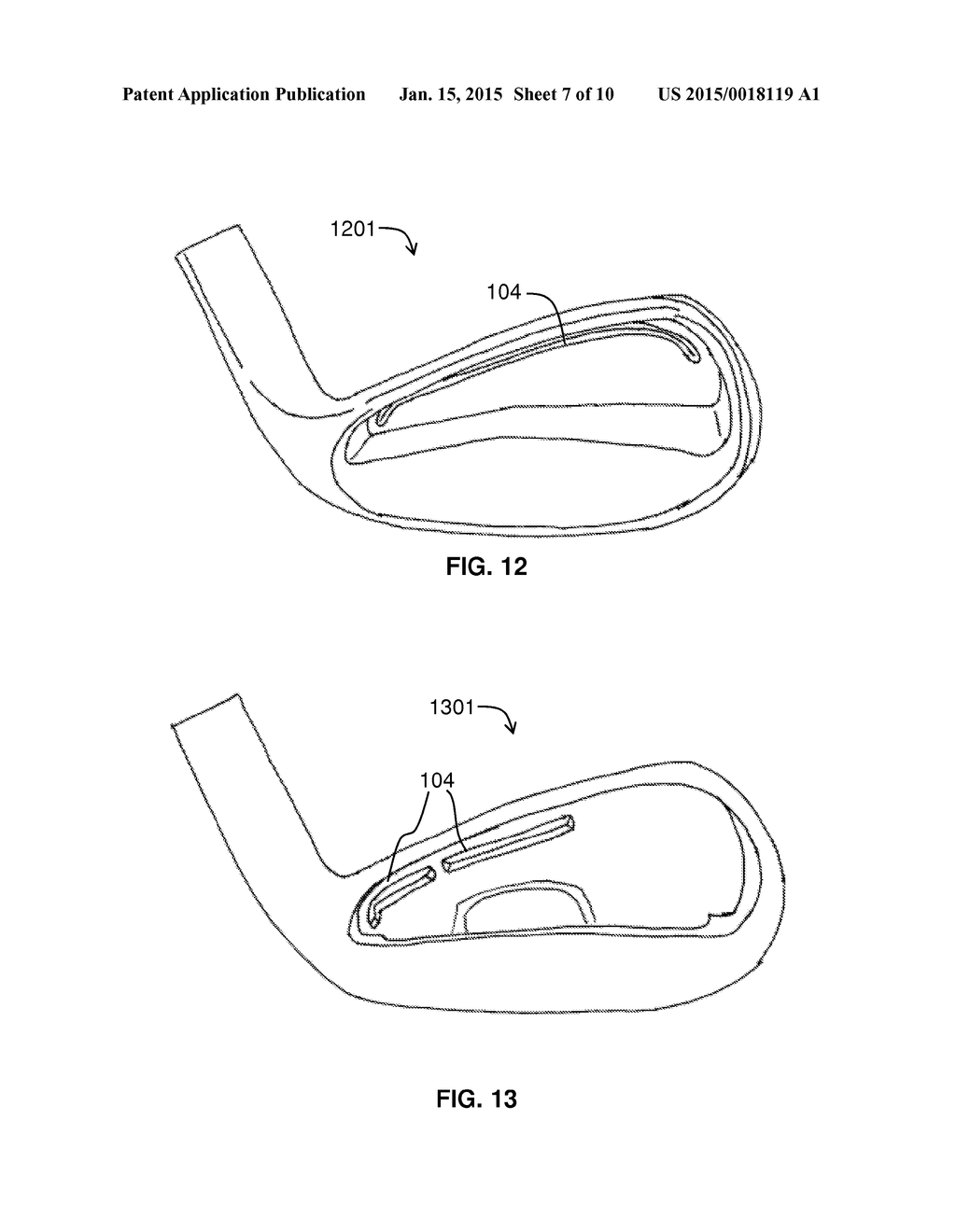 GOLF CLUB HEAD WITH FACE CHANNEL - diagram, schematic, and image 08