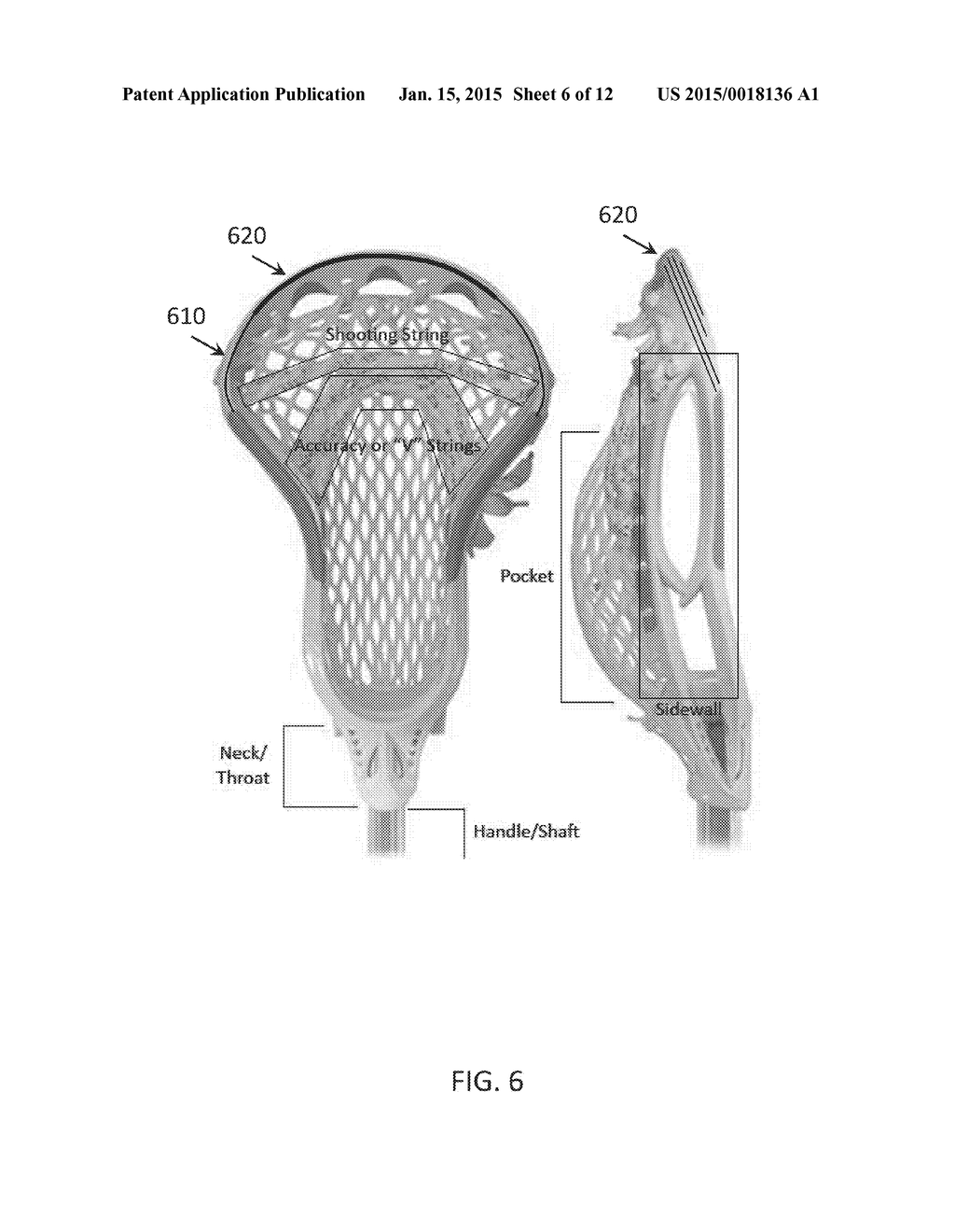 CARBON FIBER OR FIBERGLASS LACROSSE HEAD - diagram, schematic, and image 07