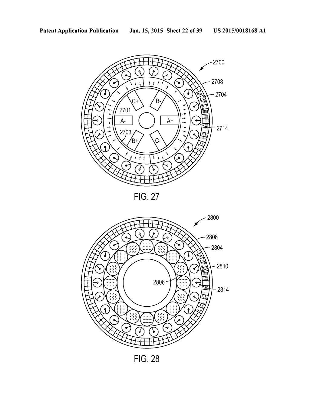 MAGNETIC GEARS, AND RELATED SYSTEMS AND METHODS - diagram, schematic, and image 23