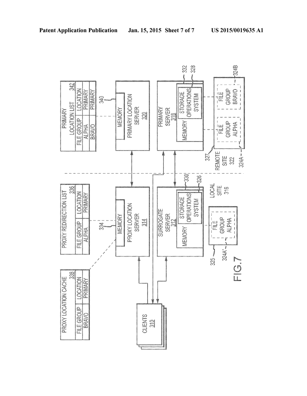 TRANSPARENT REDIRECTION OF CLIENTS TO A SURROGATE PAYLOAD SERVER THROUGH     THE USE OF A PROXY LOCATION SERVER - diagram, schematic, and image 08