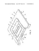 VEHICLE CARGO LID ASSEMBLY HAVING COMPACT REVERSIBLE HANDLE diagram and image