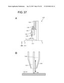 TRANSPARENT CONDUCTIVE ELEMENT AND METHOD FOR MANUFACTURING THE SAME,     INPUT DEVICE, ELECTRONIC APPARATUS, AND METHOD FOR PATTERNING THIN FILM diagram and image